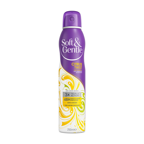 اسپری ضد تعریق سافت اند جنتل Soft & Gentle Citrus Twist