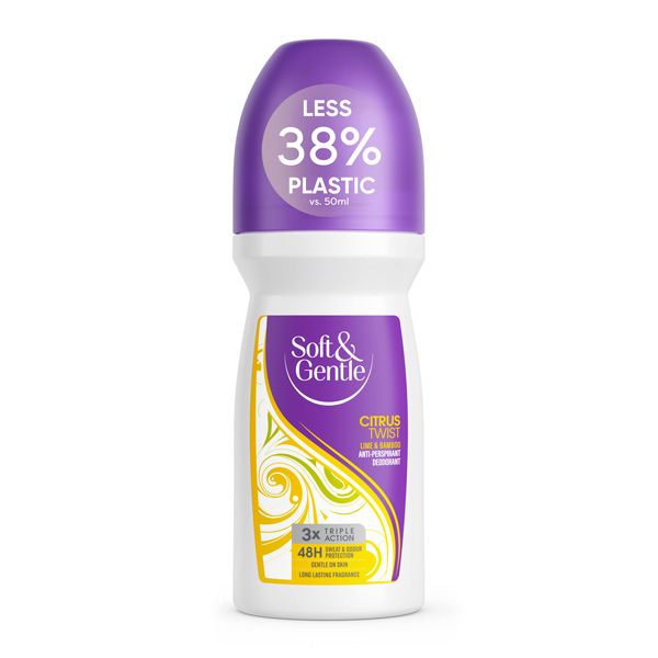 دئودورانت سافت اند جنتل soft & gentle citrustwist